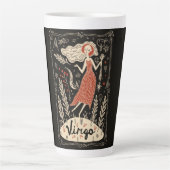 Gros latte de Mug Virgo Celestial Zodiac Art (Devant)