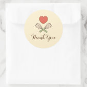 Gros Merci Étiquette personnalisé pour la cuisson (Sac)