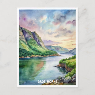 Gros Morne Nationaal Park Waterverf Schilderij Briefkaart