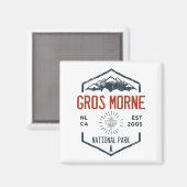 Gros Morne National Park Canada  Magneet (Voorkant / Achterkant)