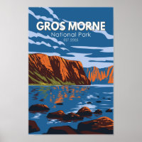 Gros Morne National Park Canada Travel Art 