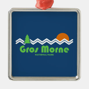 Gros Morne National Park Retro Metalen Ornament