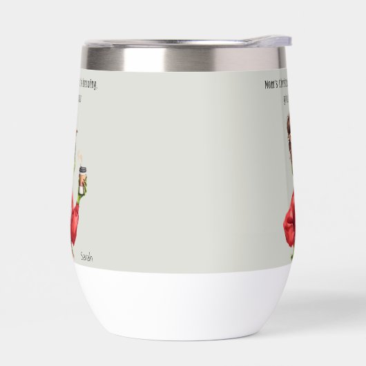 Gros Noël Grumpy Green Fur Femmes-Maman (Gauche)