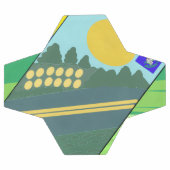 Gros œufs drôles traversant la route (Plat)