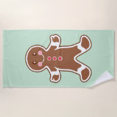 Gros pain d'épice biscuit serviette cadeau (Devant)