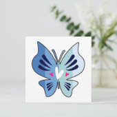 Gros Papillon Aux Herbes Et Modèle De Texte (Debout devant)
