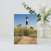 Gros phare de Sable - carte postale (Debout devant)