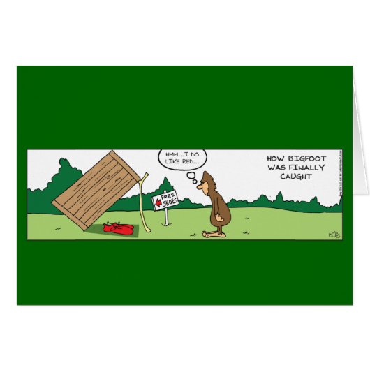 Gros Pied Drôle Pris (Devant horizontal)