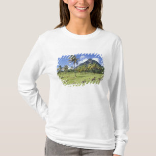 Gros Piton uitzicht langs het historische pad in T-shirt