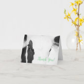 Gros plan Baby shower de la vache Carte de remerci (Fleur jaune)