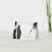 Gros plan Baby shower de la vache Carte de remerci (Devant)