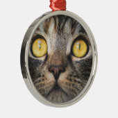 Gros plan de chat avec ornement en céramique Yello (Droite)