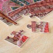 Gros plan de Crazy Quilt - Puzzle (Côté)