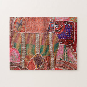 Gros plan de Crazy Quilt - Puzzle