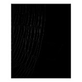 Gros plan du Web blanc avec affiche noire (Devant)