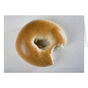 Gros plan d'un bagel