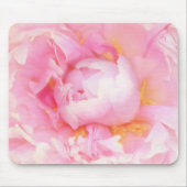 Gros plan d'un Tapis de Souris Pivoine Rose (Devant)