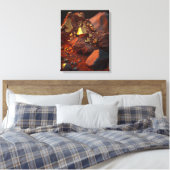 Gros plan Gold Ore : Toile Rouge (Insitu(Chambre))