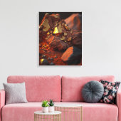 Gros plan Gold Ore : Toile Rouge (Insitu(Salon))
