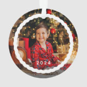 Gros plan simple deux vacances photo Noël (dos)