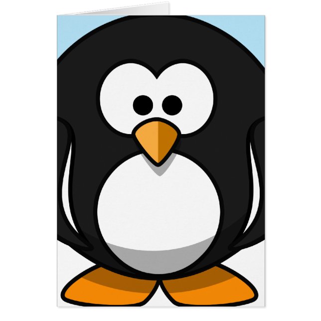 Gros plan sur un pingouin (Devant)