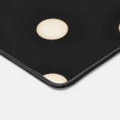 Gros Pois blancs antiques sur Black Distressed (Coin)