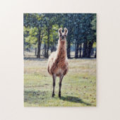 Gros Puzzle animal Llama Fuzzy (Vertical)