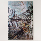Gros Puzzle de chasse aux cerfs (Vertical)