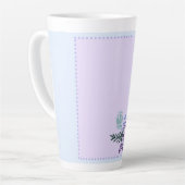 Gros Rose Lavender Latte Mug (Angle gauche)