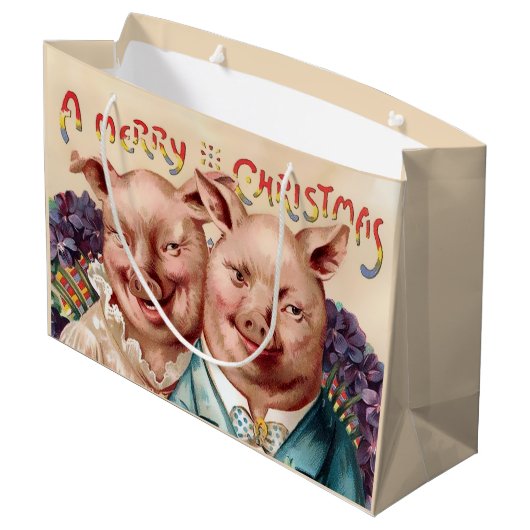 Gros sac cadeau de Noël (Dos Angle)