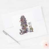 Gros Sore Loser gros autocollants carré (Enveloppe)