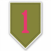 Gros sticker vinyle Red One (Devant)