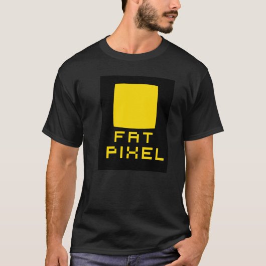 Gros T-shirt de pixel (Devant)