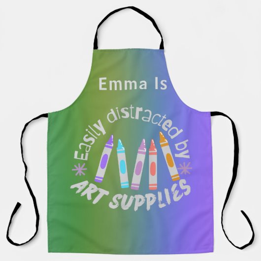 Gros tablier coloré (Recto)