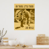 Gros Trains, Petits Trains Aimer 'Em All Poster (Cuisine)