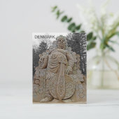 Gros Viking Danemark Carte Postale ! (Debout devant)