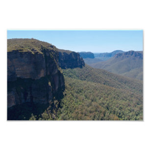 Grose Valley-landschap nabij Blackheath Foto Afdruk