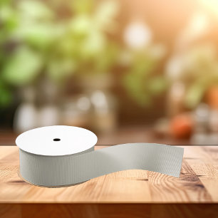 Grosgrain lint licht grijs