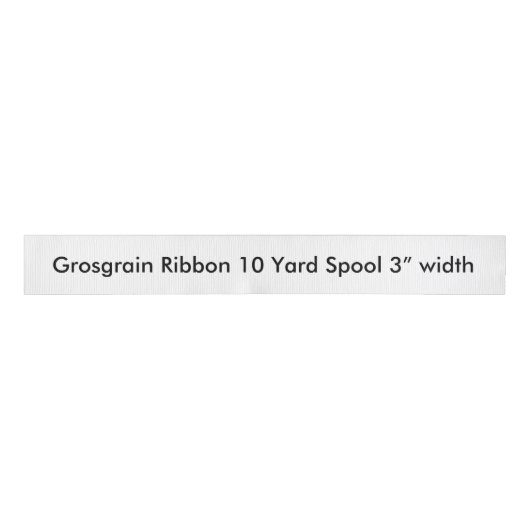 Grosgrain Ribbon 10 Yard Spool 3" breedte Grosgrain Lint (Voorkant)