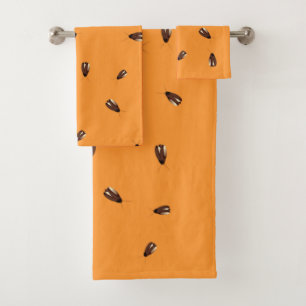 Gross Cockroaches Oranje Halloween Bad Handdoek