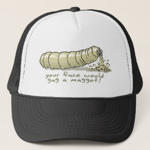Gross Maggot Gear van Mudge Studios Trucker Pet