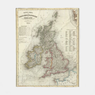 Grossbritannien Ierland Fleece Deken