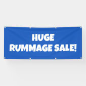 Grosse bannière de vente de rummage (Horizontal)