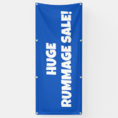 Grosse bannière de vente de rummage (Vertical)