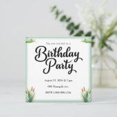 Grosse Bouche Basse Noire Sport Pêche Invitation (Debout devant)