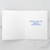 Grosse carte d'anniversaire Ballons colorés (Intérieur)