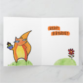 Grosse carte d'anniversaire de l'écureuil Grouchy (Intérieur)