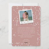 Grosse Cheval Blanc Script moderne Carte photo du  (Dos)