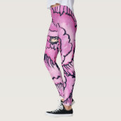 Grosse collection de fleurs roses leggings  (Gauche)