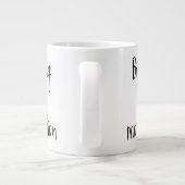 Grosse Coupe de Motivation Jumbo Café Mug (Dos)